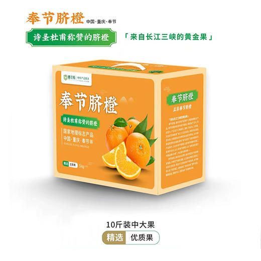 奉节脐橙10斤装（精选优质中大果）【GY】 商品图1