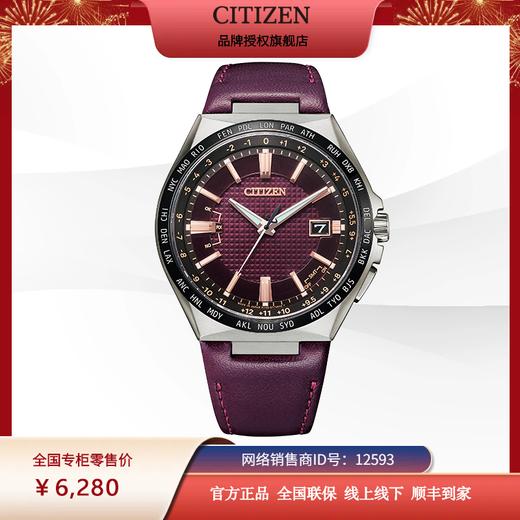 西铁城光动能舒博™钛间DLC多局电波表CB0216-07W 商品图7