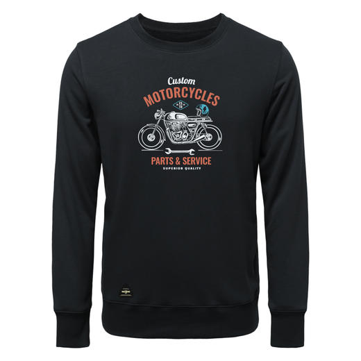 2022情侣卫衣拉链带帽外套机车印花图案设计户外休闲款 NMT-1791 商品图0