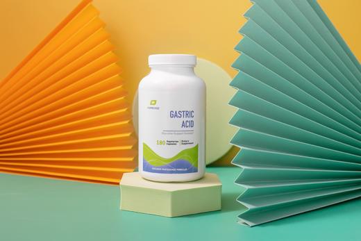 【消化伴侣】Gastric Acid 甜菜碱+胃蛋白酶胶囊 180粒 两个月剂量 快速补充胃酸 加速消化 胃蛋白酶+甜菜碱 Purecise倍赛思 商品图1