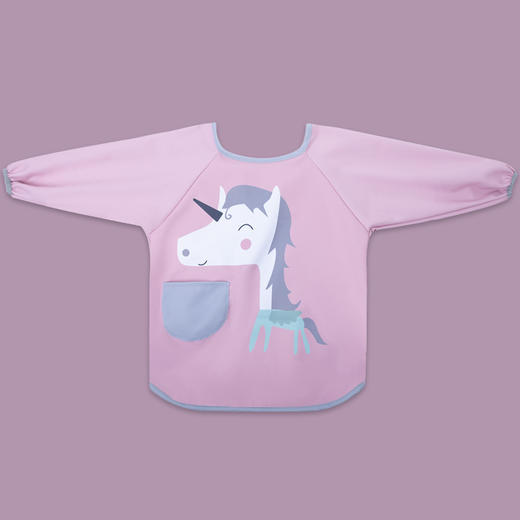 【一款罩衣两种穿法 一擦即净】2021秋冬新款儿童罩衣 舒铂绵防水防脏吃饭画画宝宝外穿罩衣 商品图6