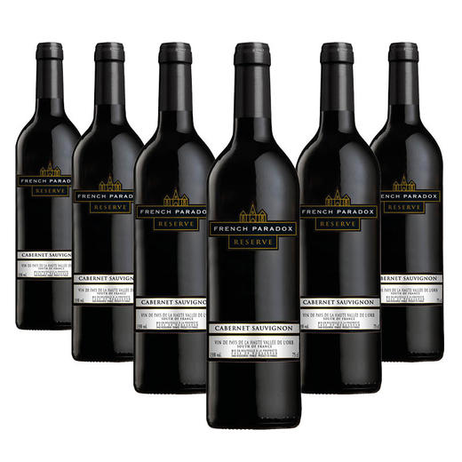 【整箱购买】茗酊古堡-赤霞珠红葡萄酒 French Paradox Cabernet Sauvignon 2019 6*750ml 商品图0