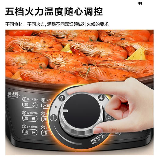 TY（分2包裹发货）苏泊尔 电饼铛 +苏泊尔压力锅蓝眼不锈钢压力锅/YW20S1/4.0L【鲜享5.0】 商品图4