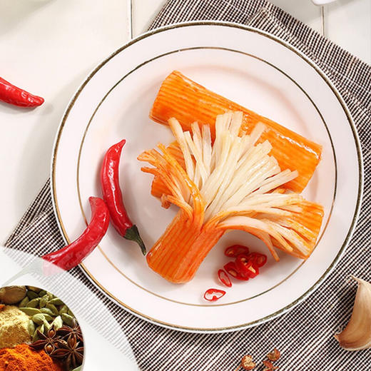 百草味手撕蟹味棒烧烤味120g 商品图4