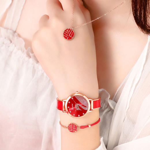 六鑫珠宝 中国风贺岁福字手表套装 新年送礼套装礼盒 商品图2