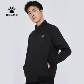 卡尔美夹克男春季新款梭织开衫外套