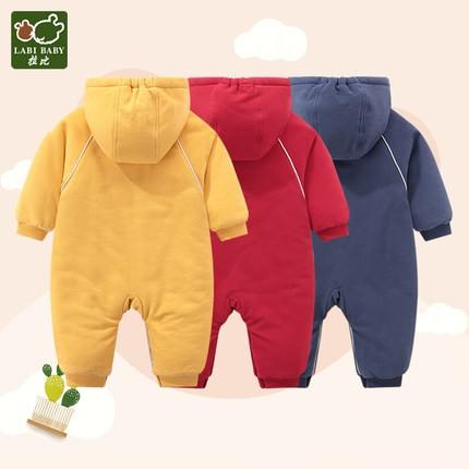 拉比-内衣类（冬）E1时光全开连体衣红色 商品图2