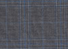 WT81233-901 纯毛花呢 【浅蓝混色 格子 斜纹 100%WOOL】英国面料-WT201 商品缩略图0