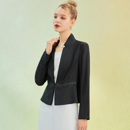 TANGY Collection/天意精品2022年春夏新品莨绸西装外套 商品图1