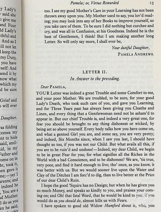 【中商原版】帕梅拉（牛津世界经典系列）英文原版 Pamela (Oxford Worlds Classics) 商品图7