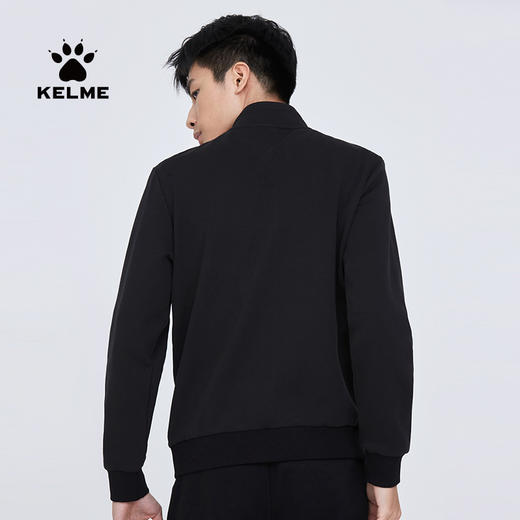 卡尔美针织外套男士春季新款休闲立领夹克运动开衫上衣 商品图3