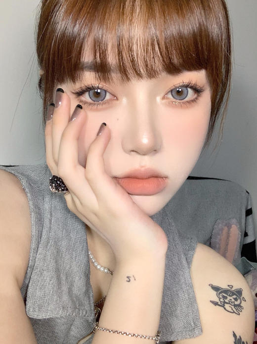 大直径混血丨大奶片灰·Leenscolor丨14.5mm（年抛/2片装） 商品图13