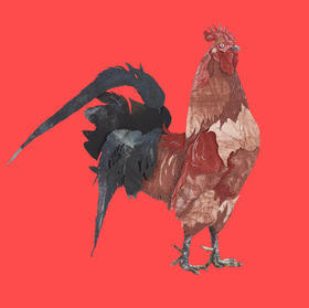 大鸡大利丨侯炜国新年生肖数码版画（限量款签名带版号）