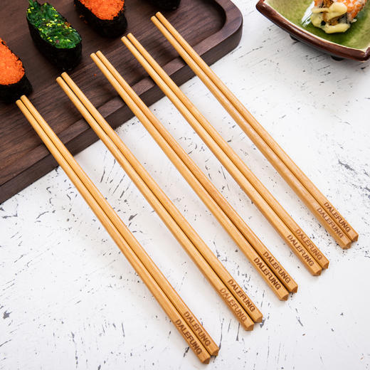 【已下架】积分换购 | 免费刻字 专属DIY一人一筷 |  达乐丰 抗菌筷子 小米风礼盒系列10双装[福利品] 商品图4