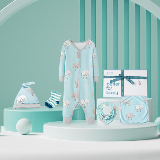 i-baby新生儿礼盒  恒温初生礼遇五件套宝宝见面礼 商品图7