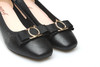 豪麟名鞋奥莱迪嘉女装牛皮革意式柔美皮鞋DJCMO21WP204黑色  原价1460元 商品缩略图3