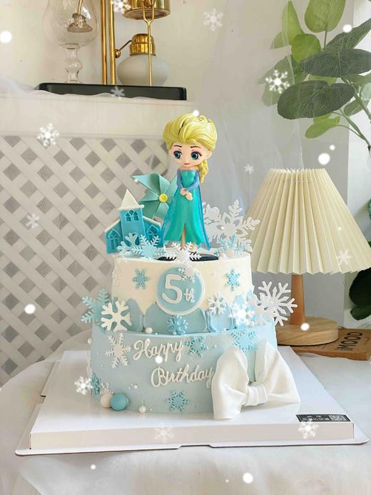 冰雪奇缘主题蛋糕 商品图2