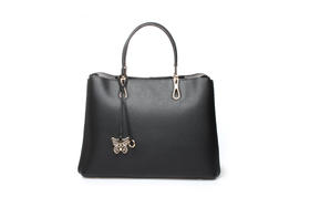 豪麟名鞋奥莱迪嘉女装牛皮革手袋TWPB12VD216黑色  原价1960元