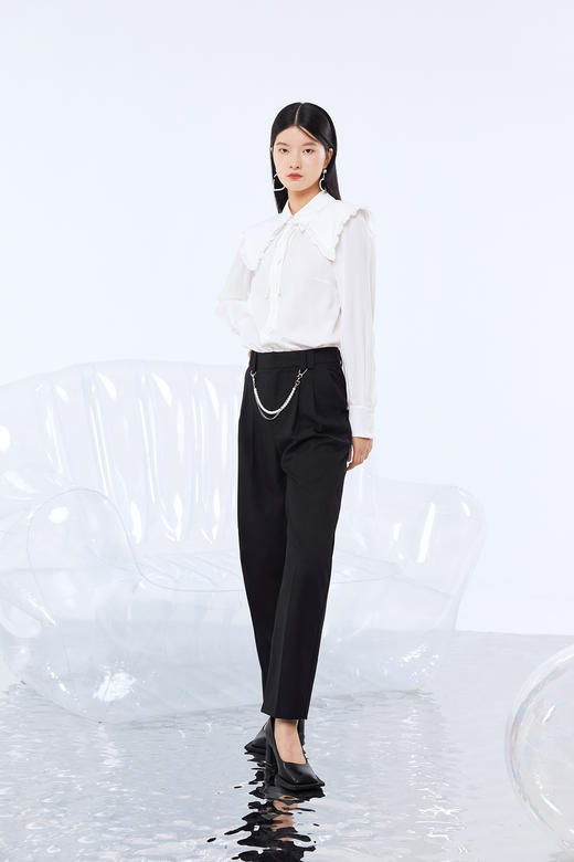 NEELLY秋季新款上衣短衬衫N21082B01140 商品图2