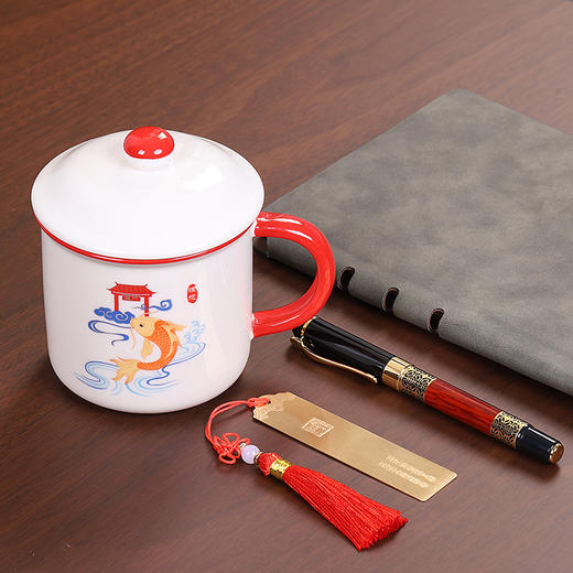 创意陶瓷水杯礼品马克杯礼盒装企业办公泡茶杯活动伴手礼 商品图4