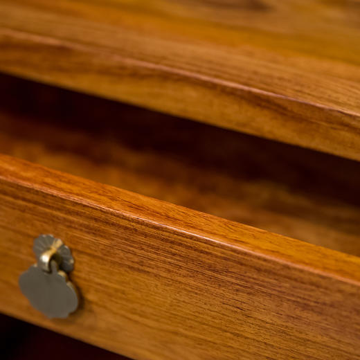 红木冰绽纹透棂格方角柜（一对） 商品图4