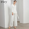 时尚白色西服套裤女气质系带西装气质主持人上镜装ol韩版职业正装 商品缩略图3