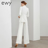 时尚白色西服套裤女气质系带西装气质主持人上镜装ol韩版职业正装 商品缩略图2