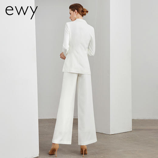 时尚白色西服套裤女气质系带西装气质主持人上镜装ol韩版职业正装 商品图2