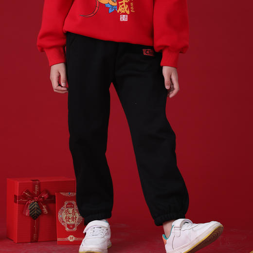 【老虎专用 请勿下架】龙之涵 国潮风儿童加绒卫裤 2022新款年服 婴幼儿A类标准 商品图5