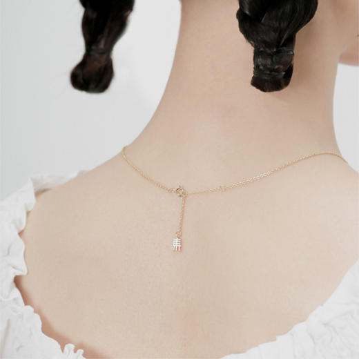 东长·福禄 红玛瑙葫芦项链耳饰手链925银镀金 天然宝石简约时尚设计师款女 商品图12