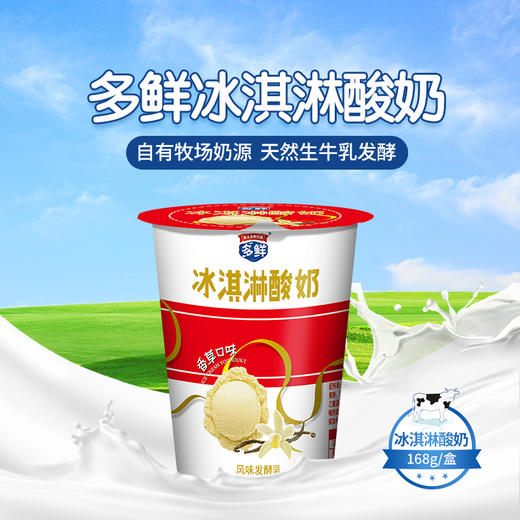多鲜香草冰淇淋酸奶168g*9 商品图1