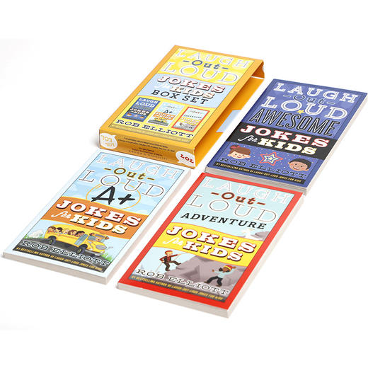 笑爆肚子的笑话3册盒装 英文原版 Laugh Out Loud Jokes for Kids 3 Book Box Set 儿童英语课外阅读章节书 进口原版书籍 商品图2