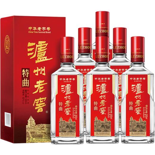 【专享】泸州老窖 特曲 52度 500ml x6 整箱装 商品图0