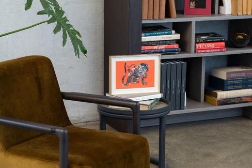 两只老虎丨侯炜国新年生肖数码版画（限量款签名带版号） 商品图3