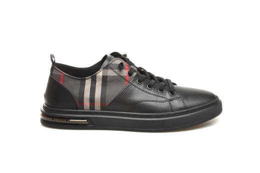 豪麟名鞋奥莱迪嘉男装牛皮革动感休闲鞋DJWTA21MX003黑色  原价1660元 商品图1