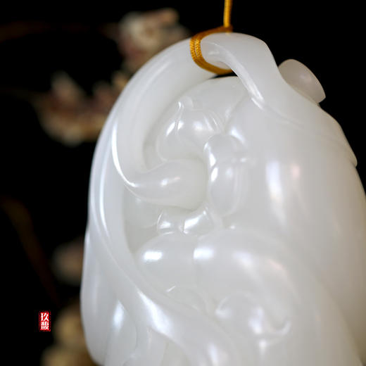 和田玉（羊脂玉）挂件-事事如意（柿子）153.7g 商品图2