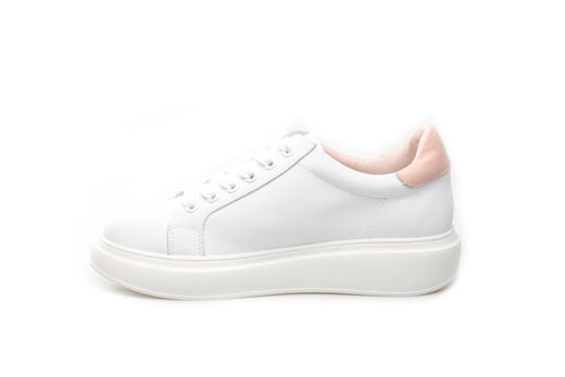 豪麟名鞋奥莱迪嘉女装牛皮革潮搭小白鞋DJSKO21WX202粉色  原价1660元 商品图1