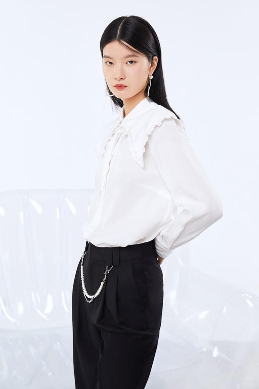 NEELLY秋季新款上衣短衬衫N21082B01140 商品图4