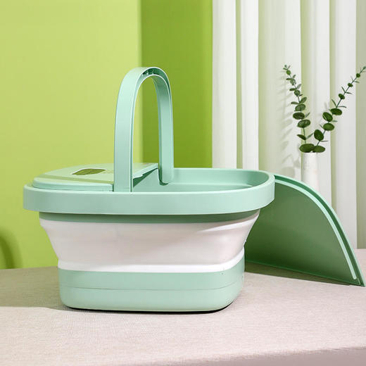 【泡个脚睡得香可折叠带遥控足浴盆】多种温度可选带足底按摩有自动气泡恒温加热红光气泡冰冷的冬夜泡完暖暖的促进血液循环更助眠多种智能模式可选 商品图5