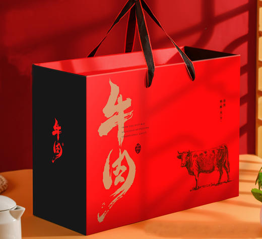 有机牦牛肉礼盒 牛腩500克 牛腿500克 肋排1千克 商品图0