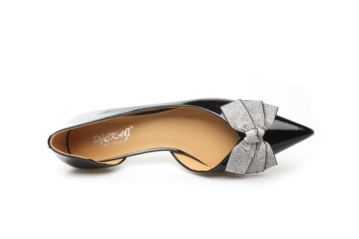 豪麟名鞋奥莱迪嘉女装牛移膜革时尚气质皮鞋DJYYA21WP006黑色  原价1660元 商品图2