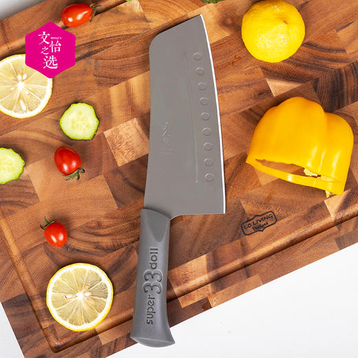 【文怡之选】精选钢刀 美人帮菜刀 水果刀 锋利不易生锈 不沾涂层刀身 防滑手柄 超轻中式 菜刀 刀 商品图5