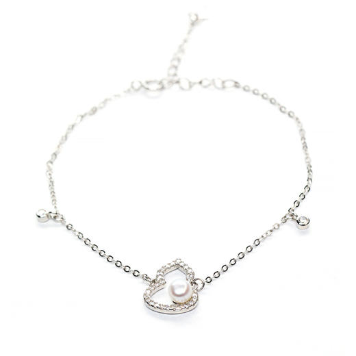 美裕 葫艺初心】银925淡水珍珠手链 5-6mm白 103622 商品图0