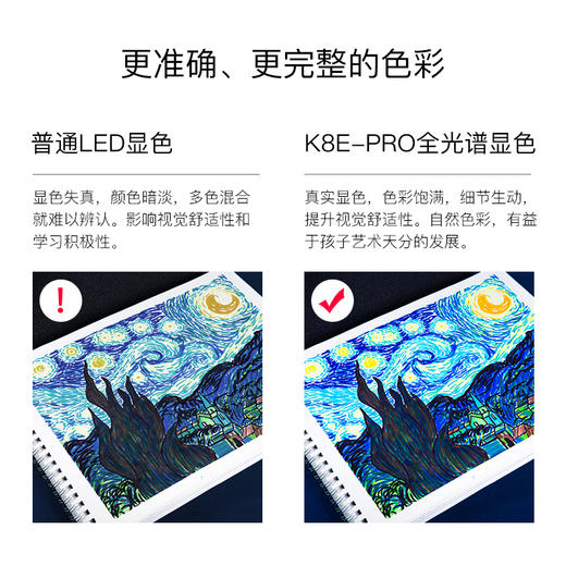 爱迪思旺儿童台灯学生书桌护眼灯K8Epro 商品图4