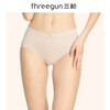 Threegun三枪 【细柔莫代尔】中腰花边女士三角内裤（1条装）-40696B011 商品缩略图1