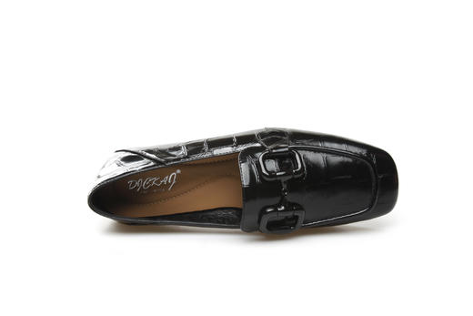 豪麟名鞋奥莱迪嘉女装牛皮革深口皮鞋DJMEO21WP207黑色  原价1660元 商品图2