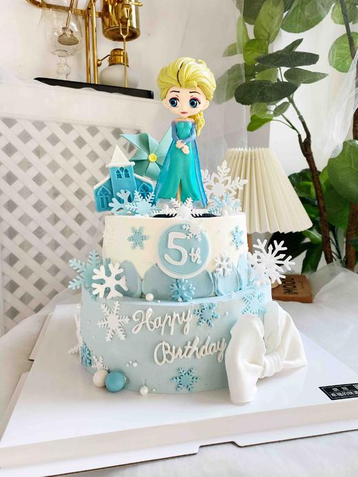冰雪奇缘主题蛋糕 商品图3