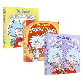 英文原版苏斯博士系列Dr. Seuss's低幼儿童英语启蒙认知图画书撕不烂纸板绘本
