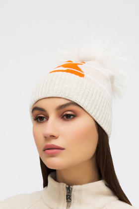 Bogner  MAELLA  Beanie Beige  女装 - 毛线帽