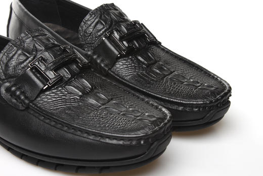 豪麟名鞋奥莱迪嘉男装牛皮革商务皮鞋DJMMO21MS201黑色  原价1660元 商品图3